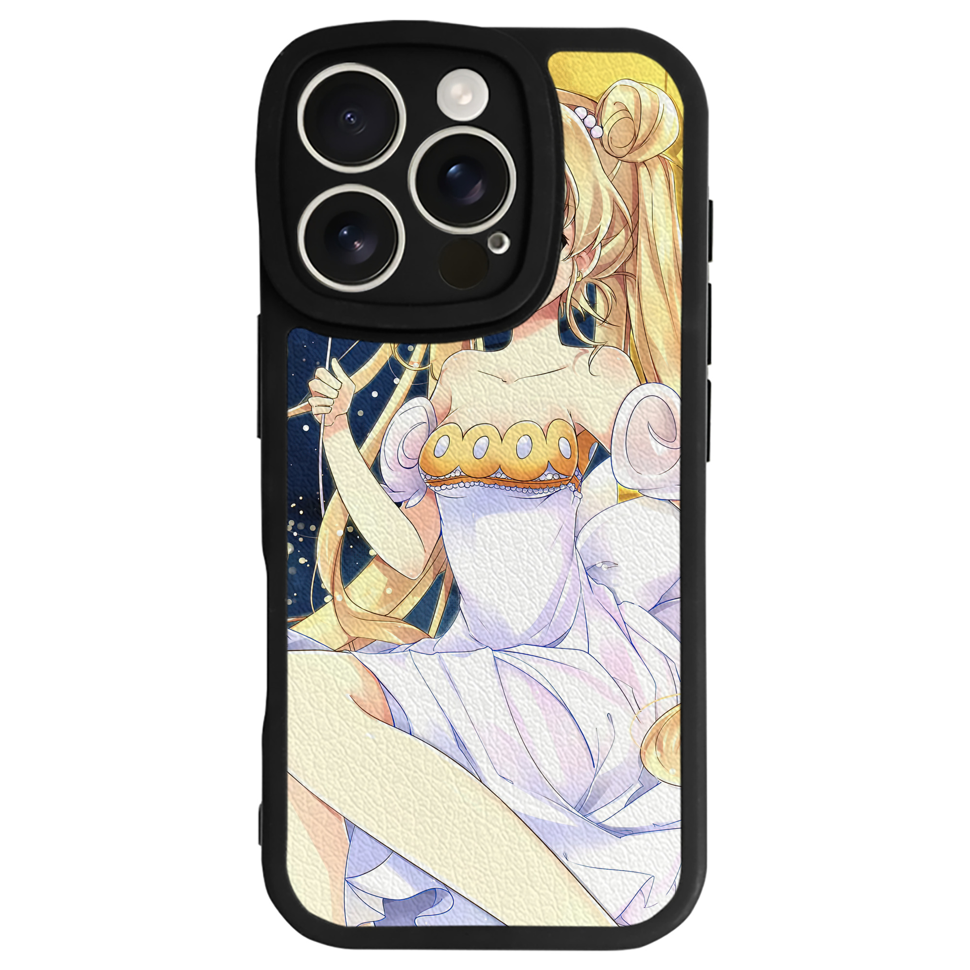 （画像用） 美少女戦士セーラームーン Sailor Moon 【iPhone 16シリーズ対応】シリコンスマホケース（レザー調） 材質：シリコン